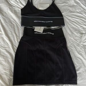 Alexander Wang two piece set. The top is a L & the skirt is a M.